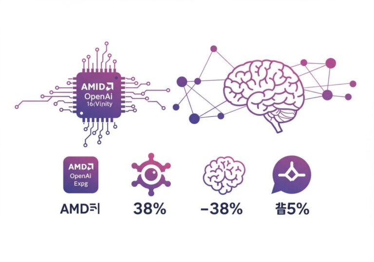 AMD・OpenAI戦略提携で株価38%急騰、6ギガワット規模のAIインフラ投資