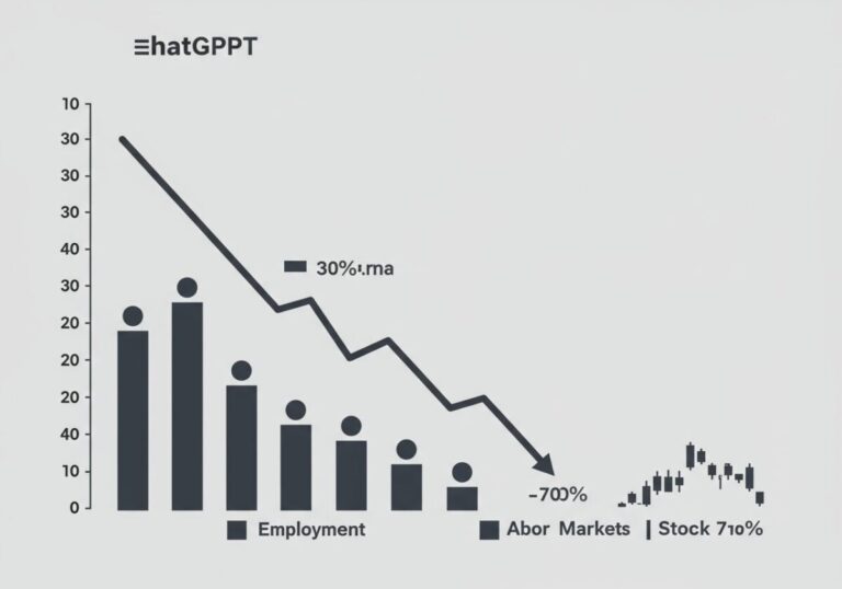 ChatGPT登場後求人30%減・株価70%上昇、雇用と市場の深刻な乖離