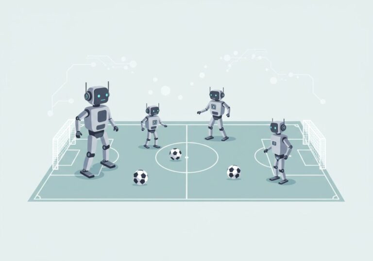 中国初のAIロボットサッカー試合開催、技術の進歩と課題が浮き彫りに