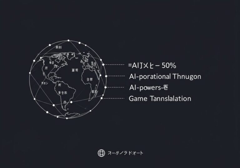 ゲーム翻訳にAI革命、作業効率50%向上で国際展開加速