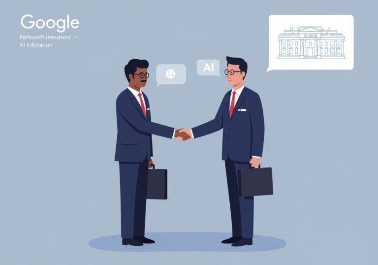 Google CEO、ホワイトハウスでAI教育に1.5億ドル投資を発表