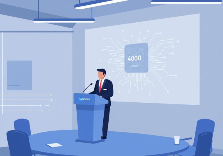 Salesforce CEO、AI導入で4000人削減を発表・テック業界の雇用変革が加速