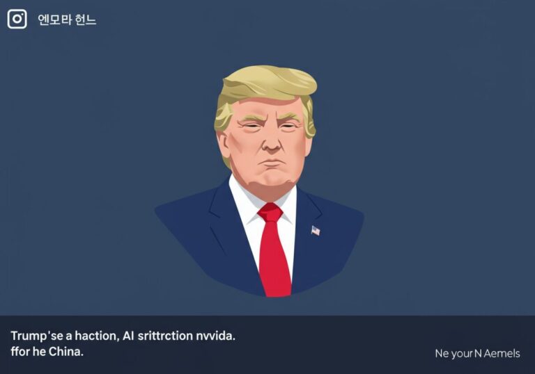 Trump氏、中国へのNVIDIA最新AIチップ供給禁止を表明